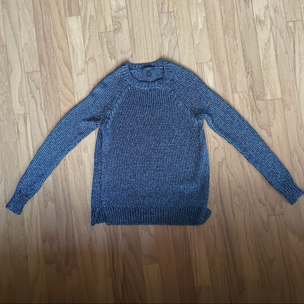 J.Crew Metallic Shimmer Sweater